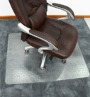 transparent chair mat 