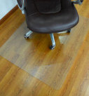 transparent protective mat