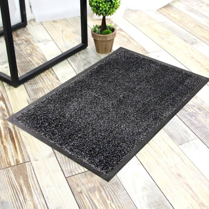 Rubber backing nylon yarns rug mat carpet