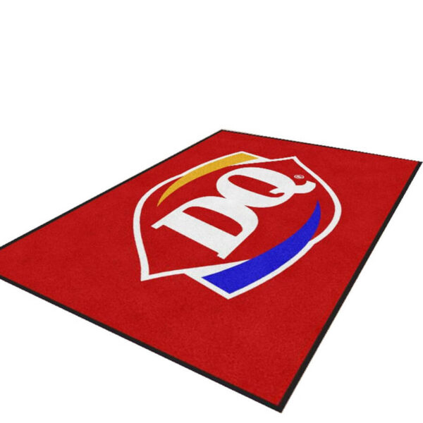 logo rubber nylon door mat