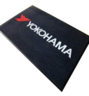 logo rubber nylon door mat