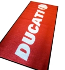 logo rubber nylon door mat