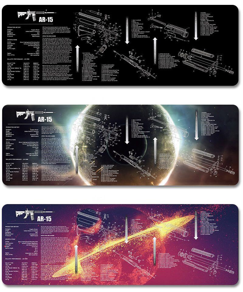 AR-15 Pattern Desk Mat